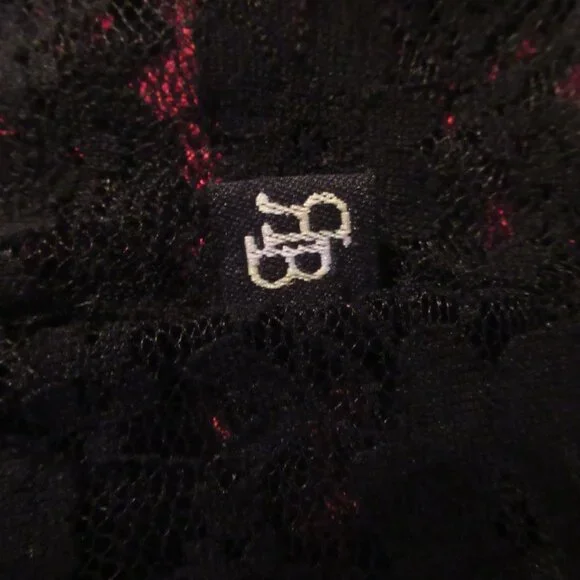 Royal Bones / Daang Goodman Black Lace Slip Dress, Medium Hot Topic - Picture 10 of 11